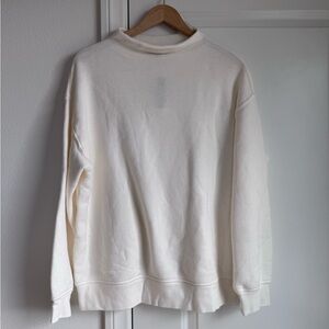 NWT J Crew Heritage Terry Rollneck Sweatshirt Size S